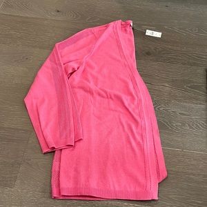 NWT Talbots Pink Open Cardigan Size XL Petite